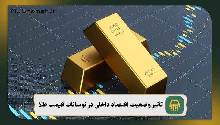تأثیر وضعیت اقتصاد داخلی در نوسانات قیمت طلا
