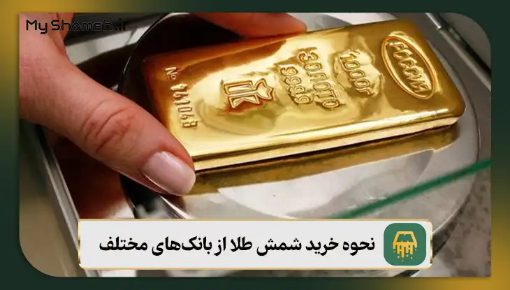 نحوه خرید شمش طلا از بانک‌های مختلف